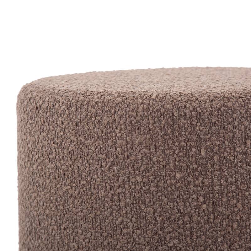 Allan Andrews No Tip Cylinder Ottoman with Cover, Barbet Collection