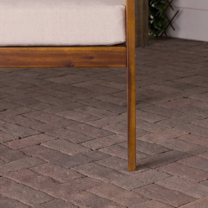 Middlebrook Slat-Back Solid Wood Patio Love Seat