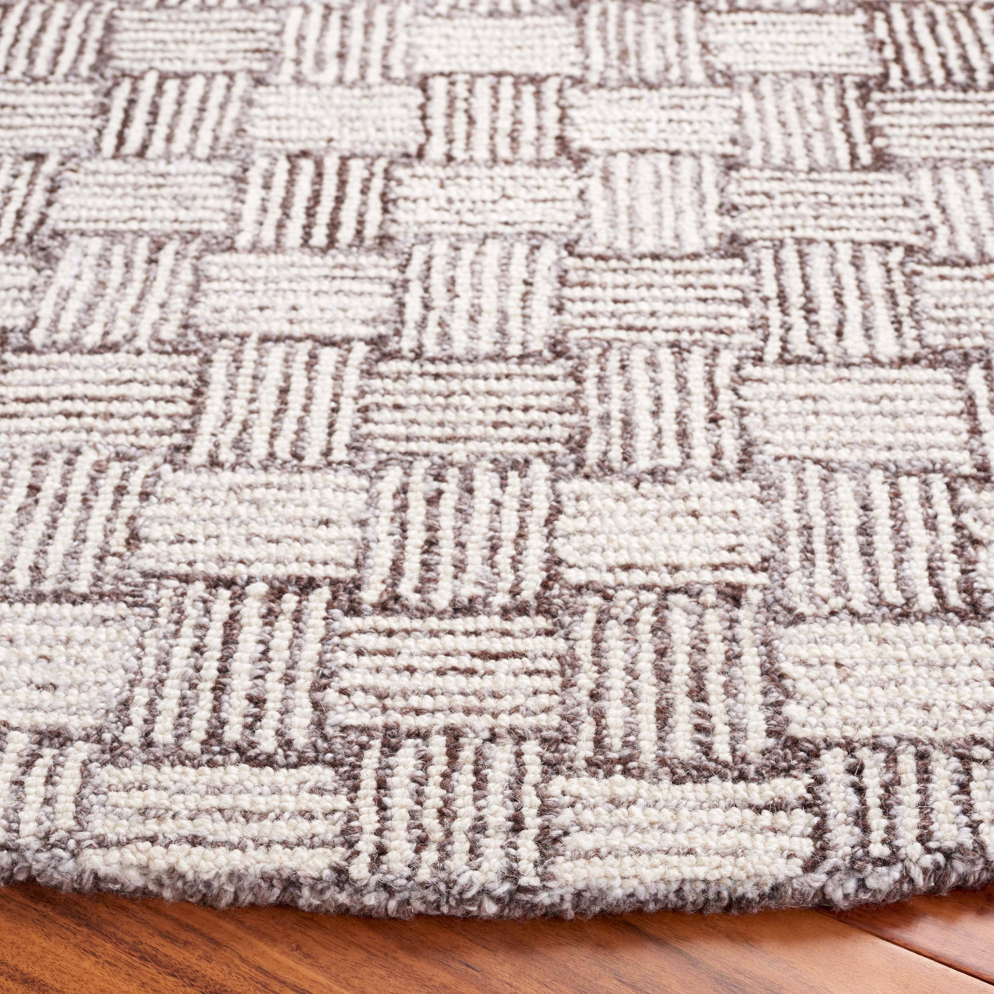 SAFAVIEH Handmade MicroLoop Courteney Transitional Wool Rug On Sale