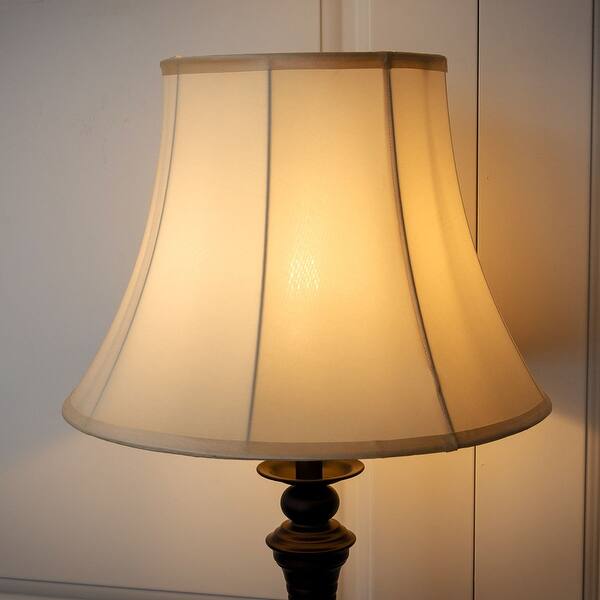 Shop Gymax Floor Lamp Lighting Living Room Led Bulb Glass Beige