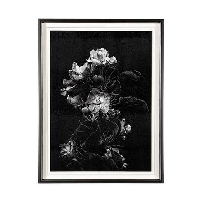 Dark Blossoms Framed Art Print
