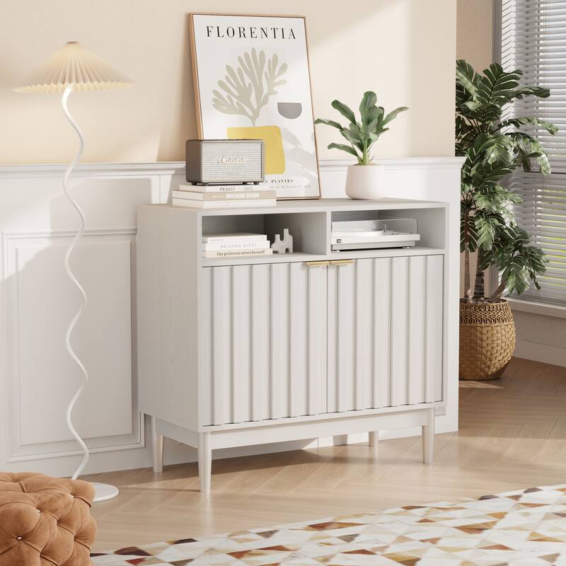 34 in. Buffet with Adjustable Shelves