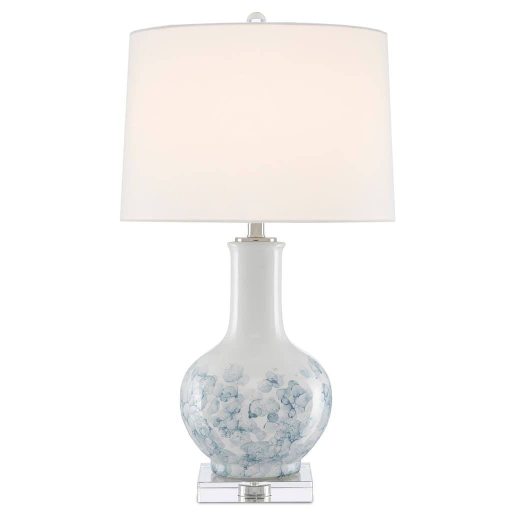 Currey & Company Myrtle White Table Lamp - 28"h x 16"dia