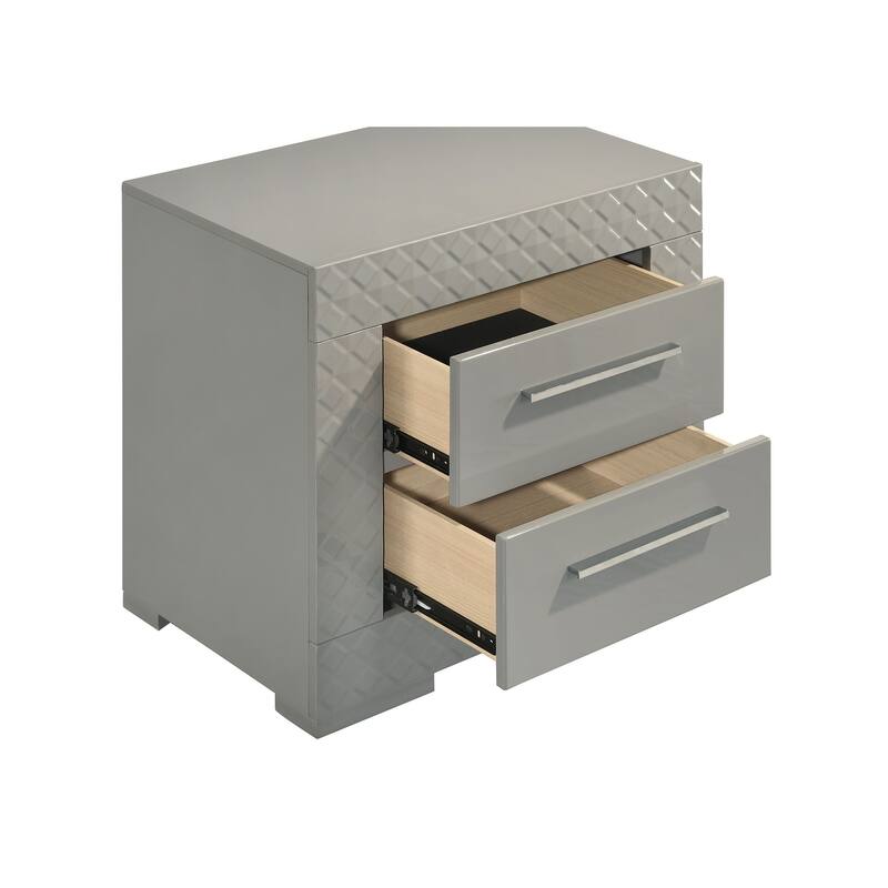 Pierce 2-drawer Nightstand Bedside Table