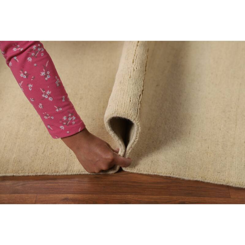 Gabbeh Modern Rug Handmade Contemporary Wool Carpet - 4'0"x 5'11"