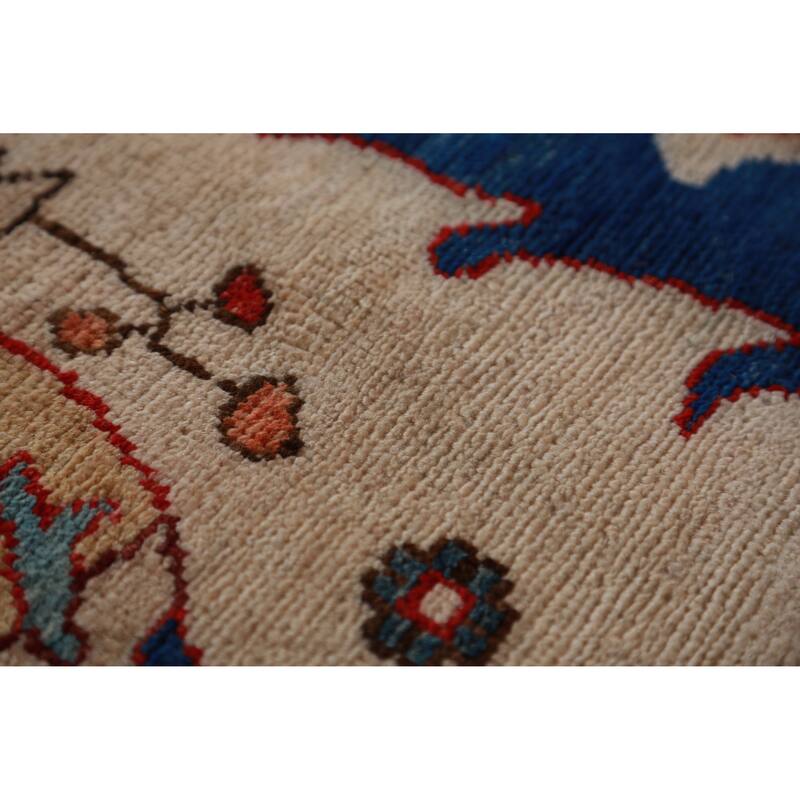 Vegetable Dye Ziegler Oriental Rug Hand-Knotted Wool Carpet - 8'11"x 11'9"