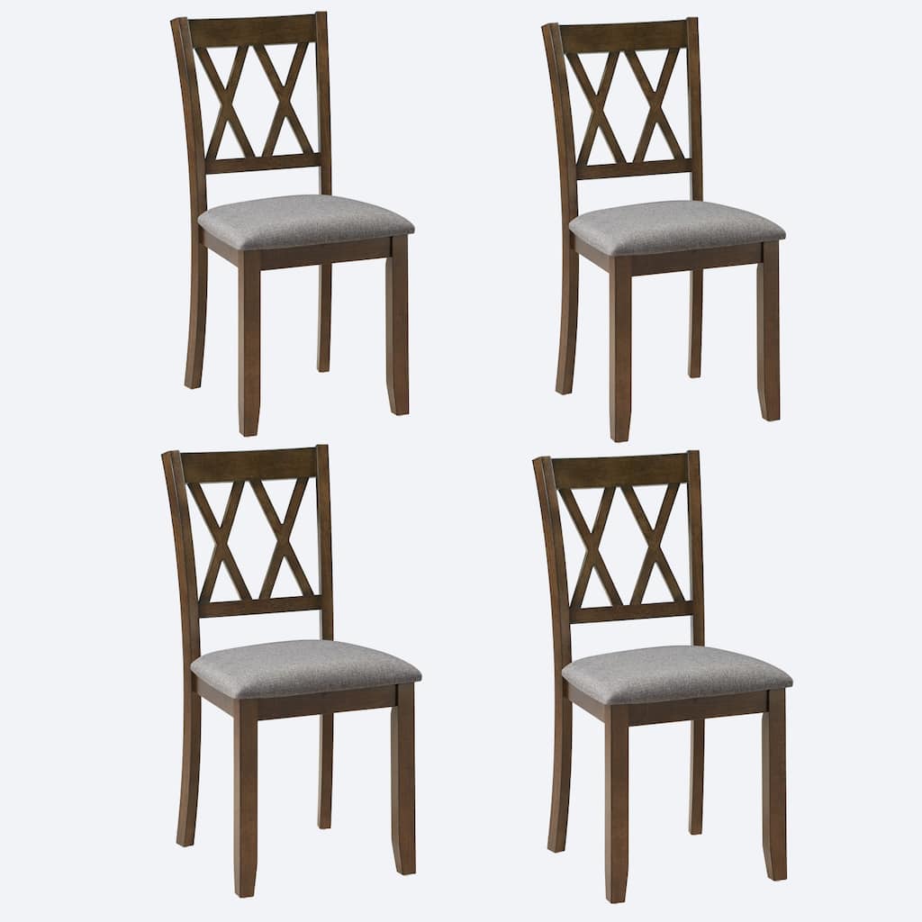 Wood Dining Chair Solid Chair Set of 4