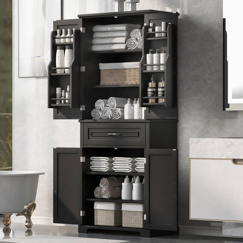 Bathroom Storage Cabinet with Adjustable Shelf
