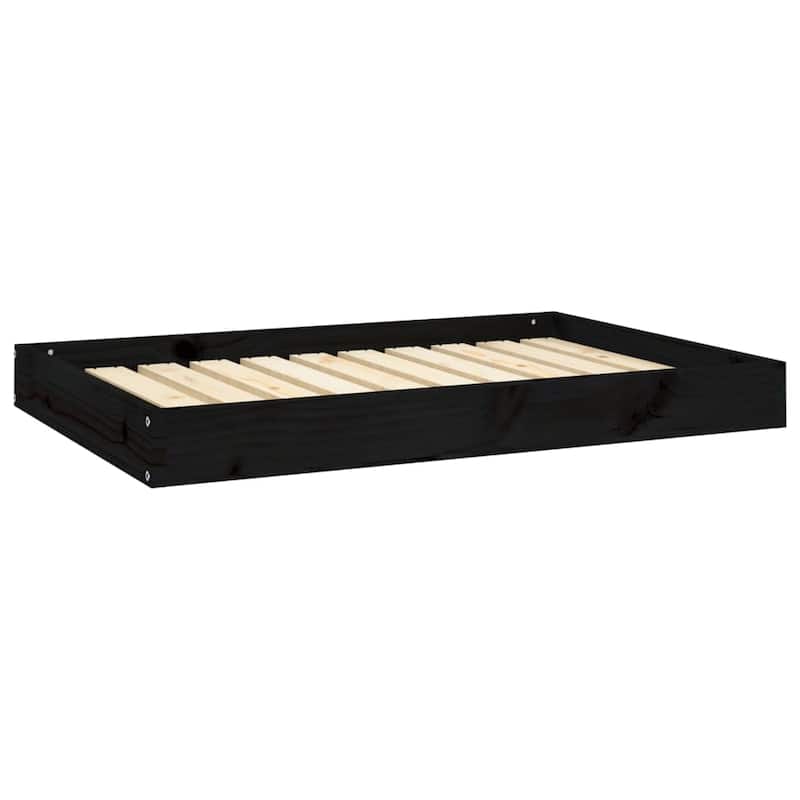 vidaXL Dog Bed 36"x25.2"x3.5" Solid Wood Pine - 36" x 25.2" x 3.5"