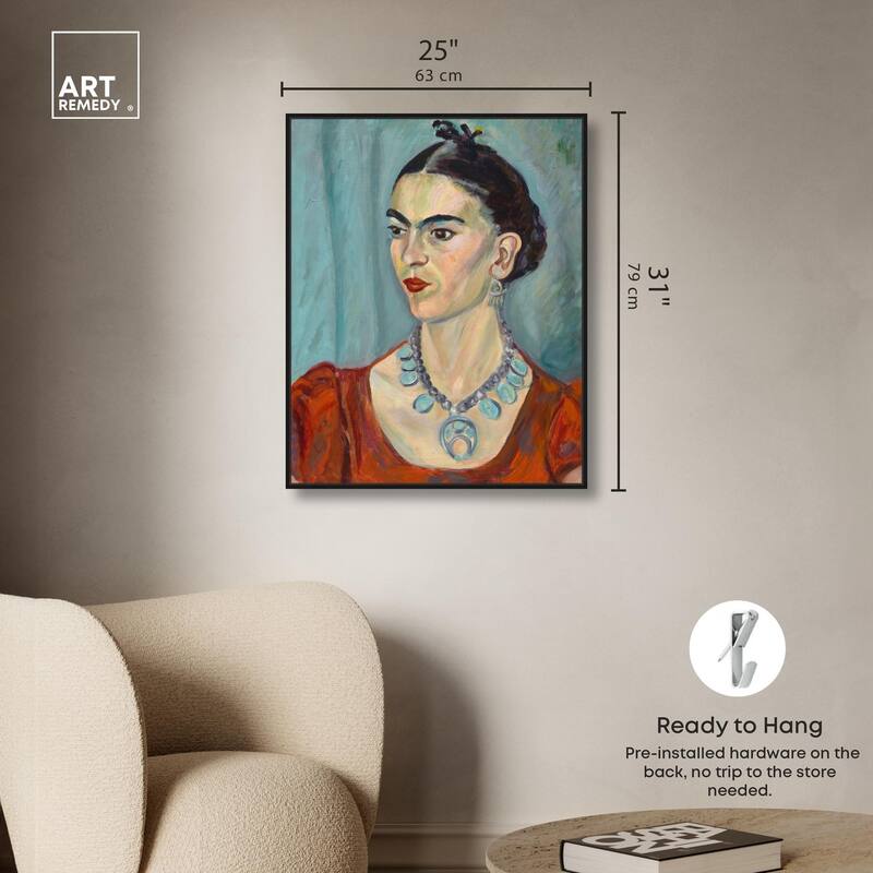 Frida Kahlo by Magda Pach 1933 Canvas by Art Remedy