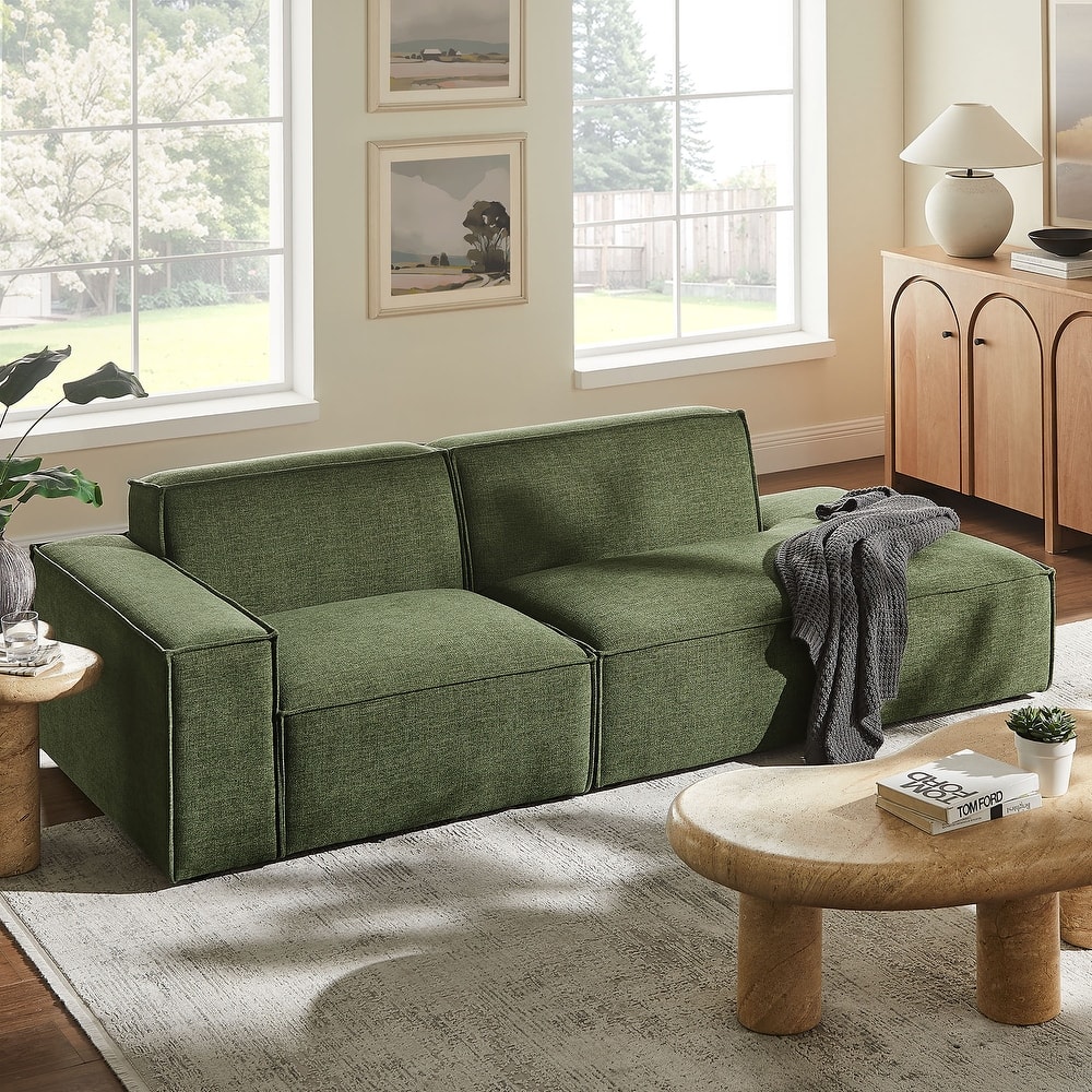 Restore 2-Piece Performance Fabric Upholstered Modular Loveseat