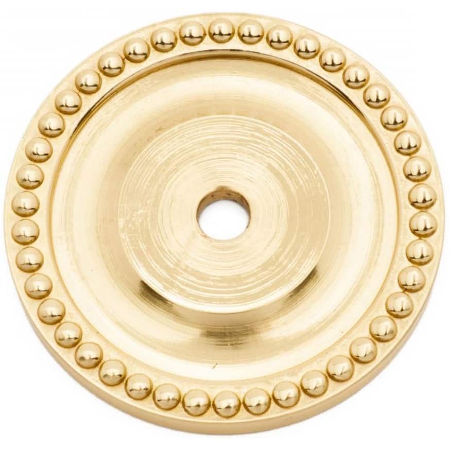 RK International BP 7822 Beaded 1-5/8" Round Single Hole Solid Metal