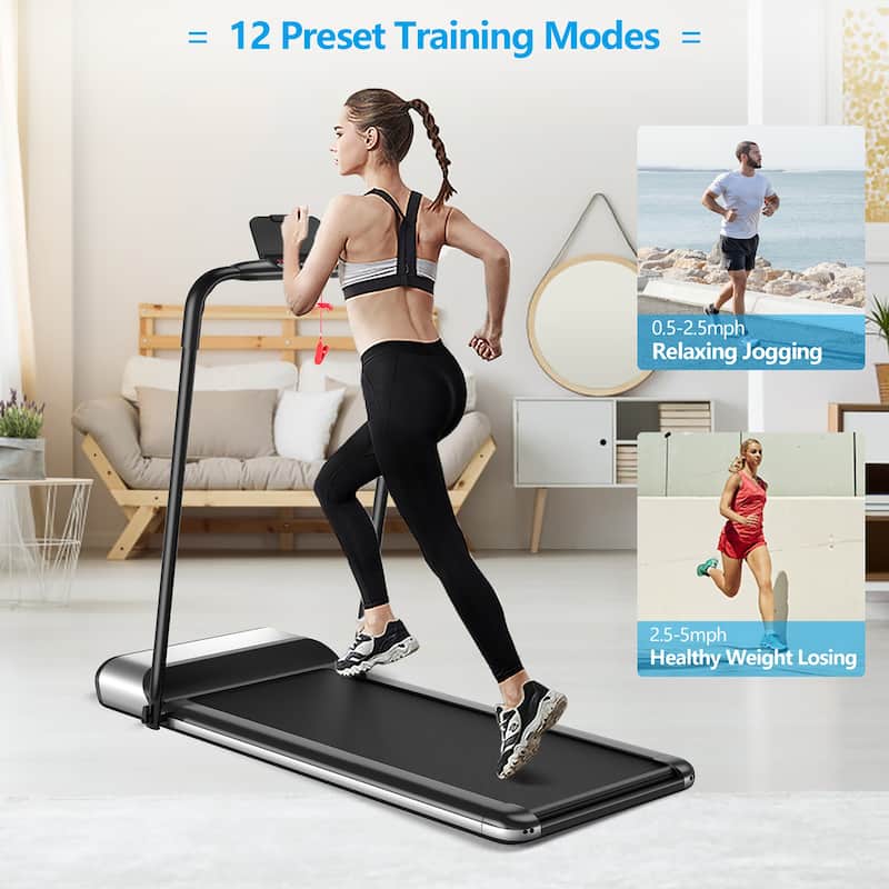 Costway Installation-Free Ultra-Thin Folding Treadmill Exercise - See Details
