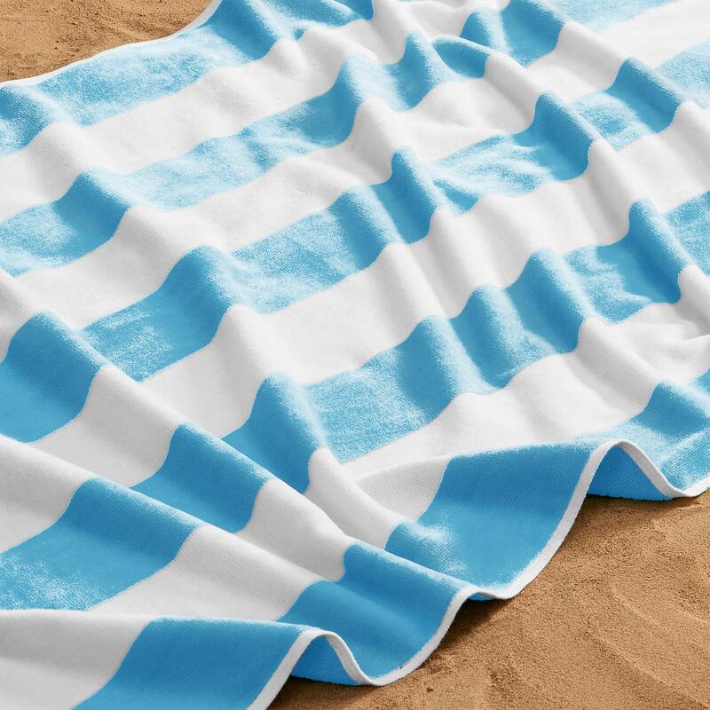 Linery & Co. Cotton Stripe Beach Towel, 4 Pack - 30" x 60"