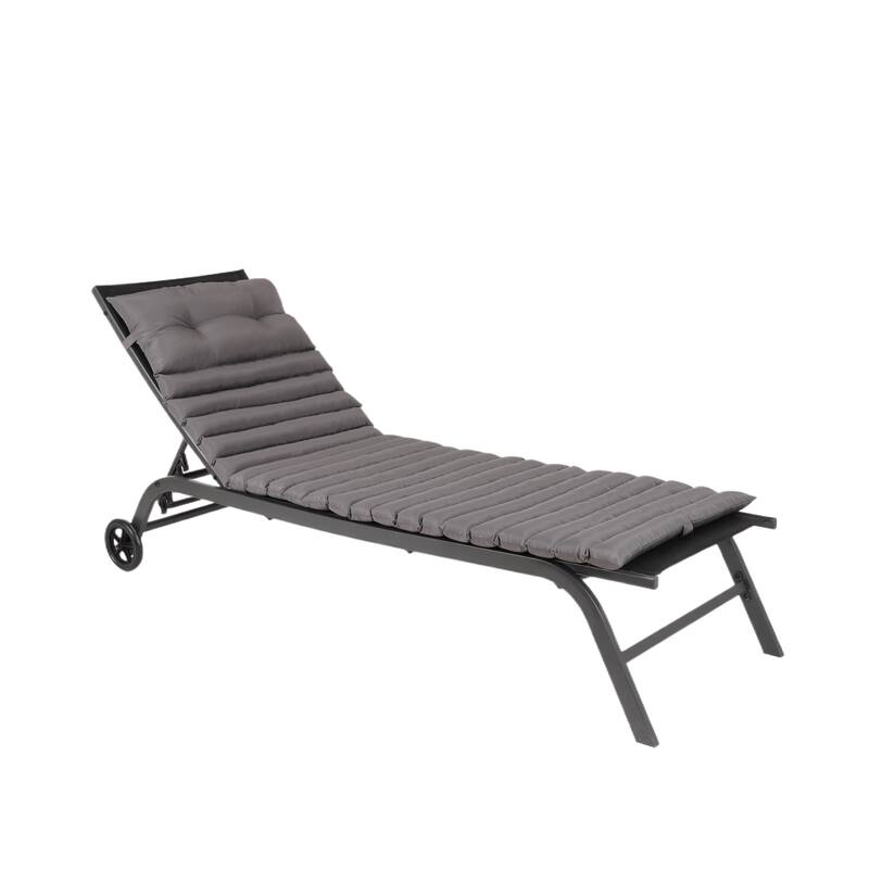 2PCS Set Outdoor Lounge Chair Cushion Replacement Patio Funiture Seat