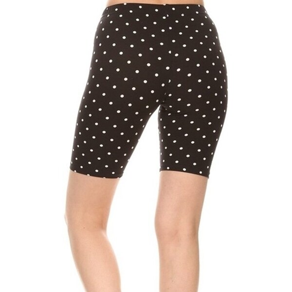 polka dot biker shorts
