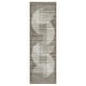 preview thumbnail 30 of 31, Garvee Washable Semicircle Geometric Stripes Area Rug