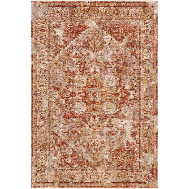 Livabliss Traditional Mirabel Medallion Area Rug