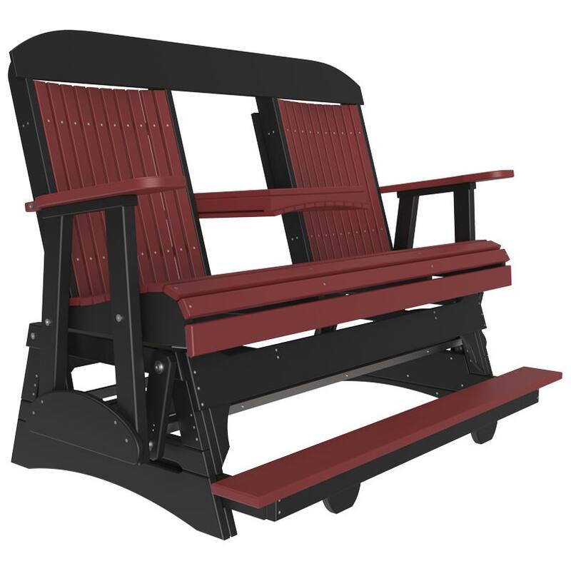 Outdoor All-Weather Poly Lumber Classic Balcony Glider