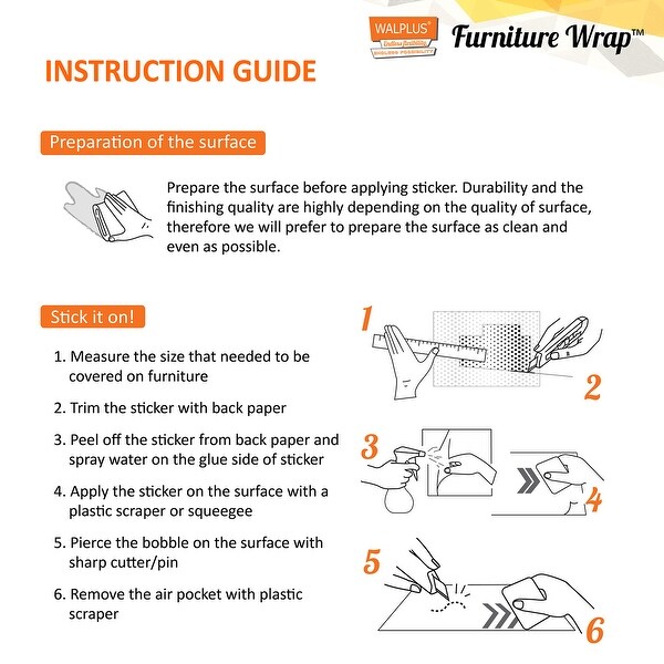 Self adhesive outlet furniture wrap