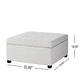 preview thumbnail 36 of 51, Carlsbad Tufted Square Storage Ottoman by Christopher Knight Home