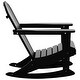 preview thumbnail 61 of 85, POLYTRENDS Laguna Adirondack Eco-Friendly Poly All-weather Outdoor Rocking Chair