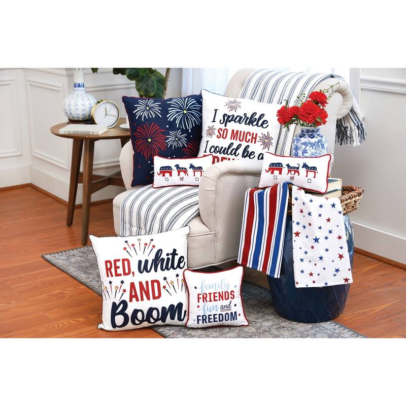 50" x 60" Ticking Stripe Throw Collection