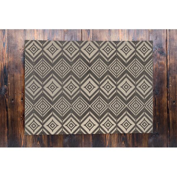 MAYA BROWN Outdoor Mat By Kavka Designs Bed Bath & Beyond 34350187