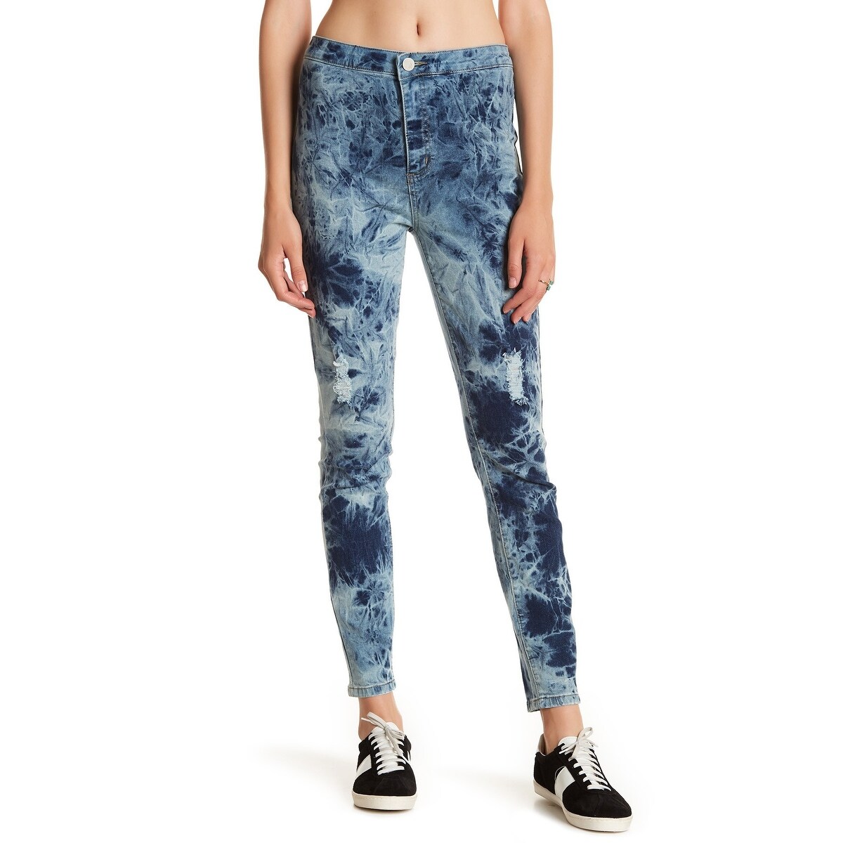 tie dye skinny jeans womens
