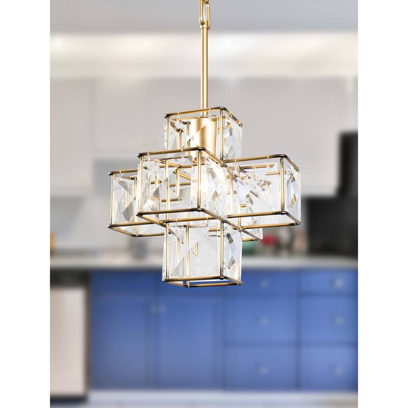Varaluz Cubic 1-Light Pendant - Calypso Gold