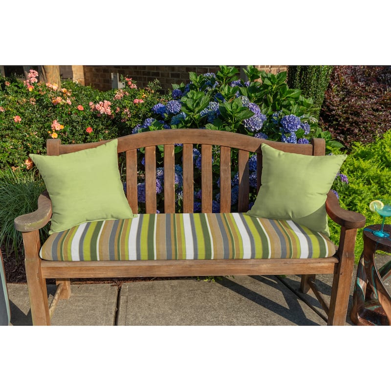 Sunbrella® Solid Fabric 1-Piece Indoor/Outdoor Square Throw Pillow, 15"W x 15"L, Cast Silver