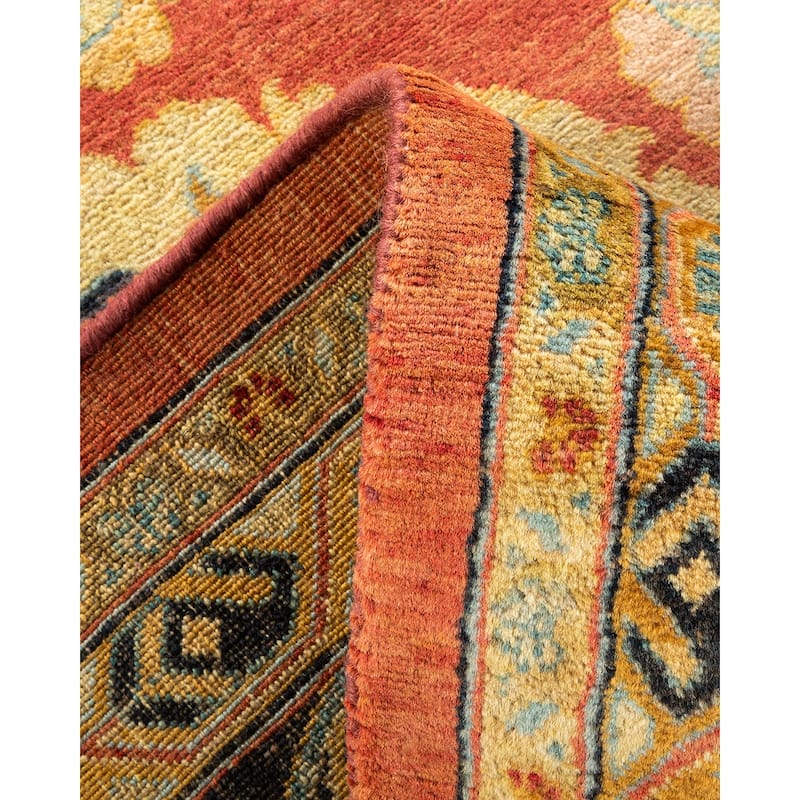 Mogul, One-of-a-Kind Hand-Knotted Area Rug - Pink, 8' 3" x 10' 5" - 8' 3" x 10' 5"