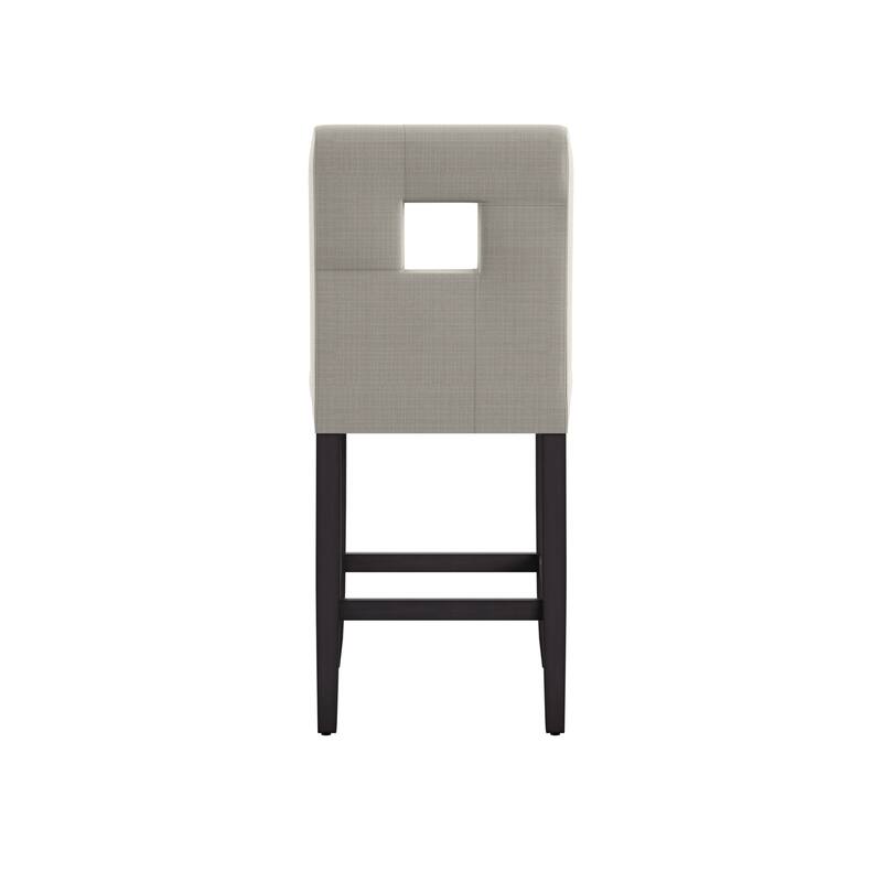 Mendoza Keyhole Counter Height Back Stool (Set of 2) by iNSPIRE Q Bold