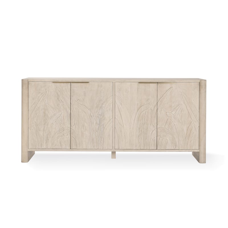 Classic Home Ledro 82" Solid Wood Sideboard