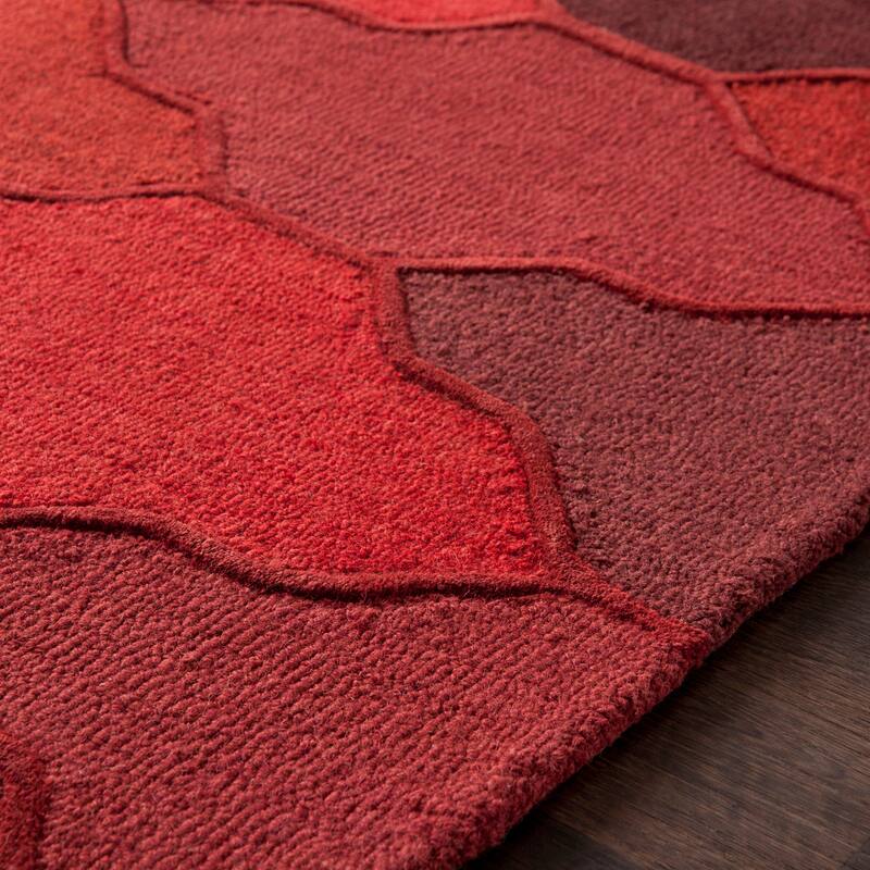 Hand-Tufted Ryde Moroccan Trellis Wool Rug