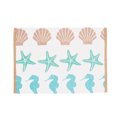 By The sea Cotton Placemat Set of 6 - Set of 6