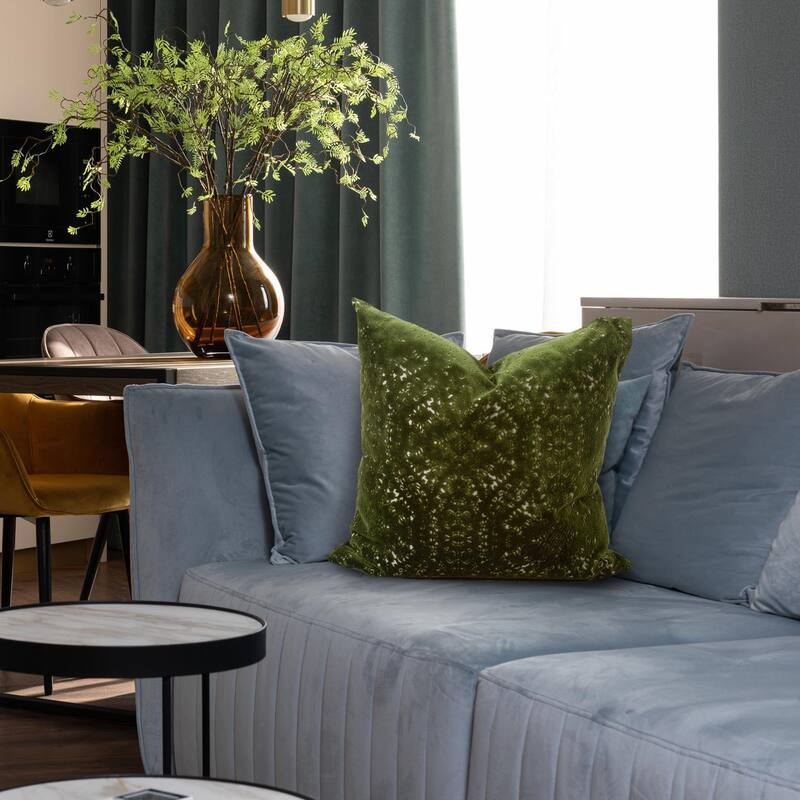 Allan Andrews 20 in. x 20 in. Pillow Pisani Emerald - Down Insert