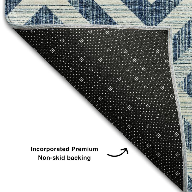 Premium Washable Super Soft Modern Geo Mayfield Rug