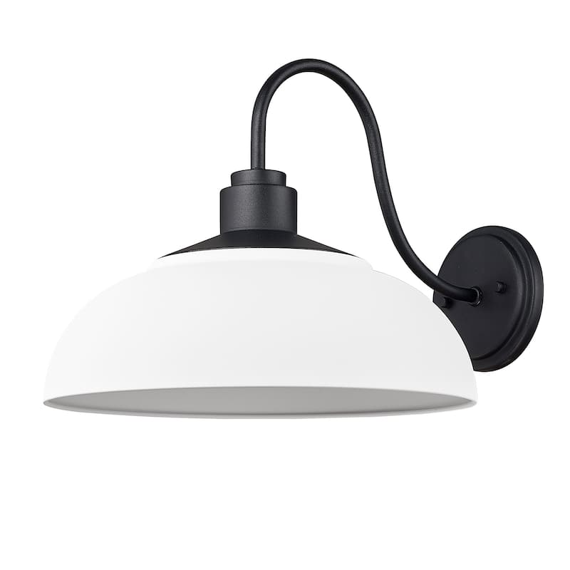 Levitt 13.63" Wide 1-Light Natural Black Outdoor Wall Light