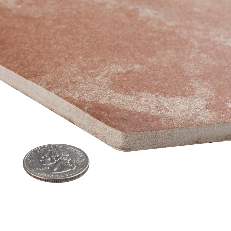 Merola Tile Americana Boston Hex North 11" x 12-3/4" Porcelain Floor and Wall Tile