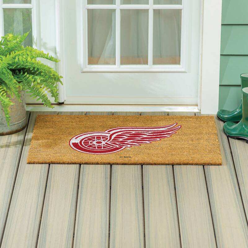Detroit Red Wings Full Color Indoor/Outdoor Coir Mat