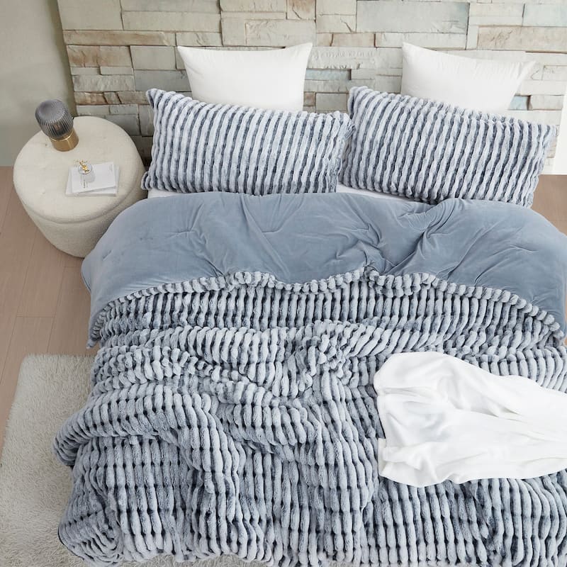 Freezin Waters - Coma Inducer® Oversized Comforter Set - Frosted Navy