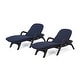preview thumbnail 15 of 31, Waverly Faux Wicker Chaise Lounges (Set of 2) by Christopher Knight Home