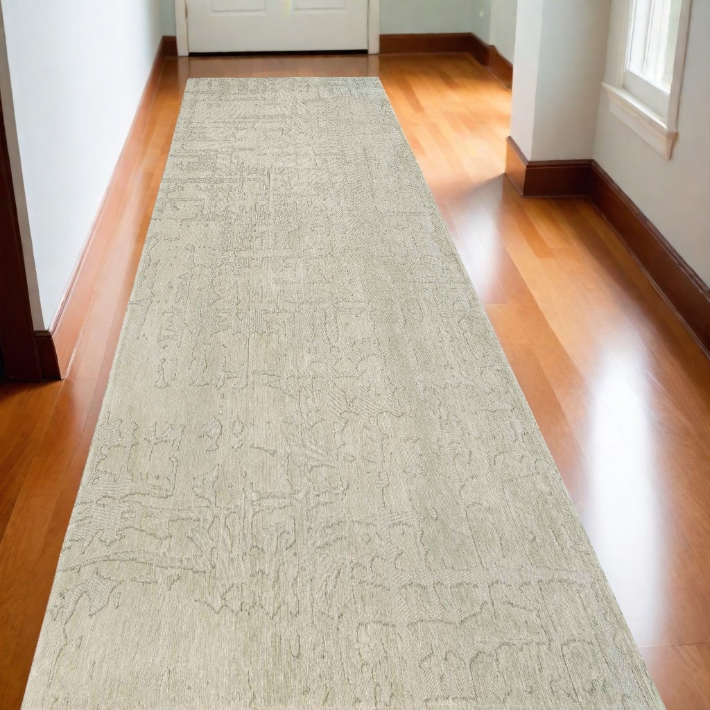 Herey Abstract Modern Non Skid Woven Area Rug By HomeRoots - 96' X '31' X '0.2