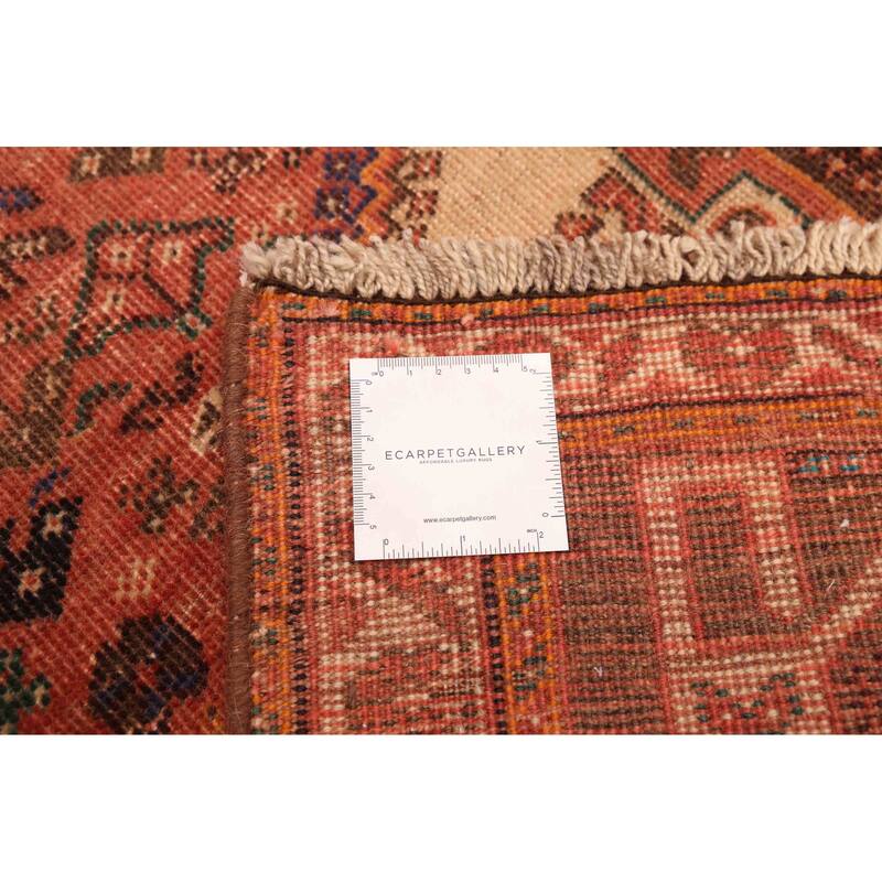 ECARPETGALLERY Hand-knotted Melis Vintage Dark Copper Wool Rug - 3'11 x 5'10