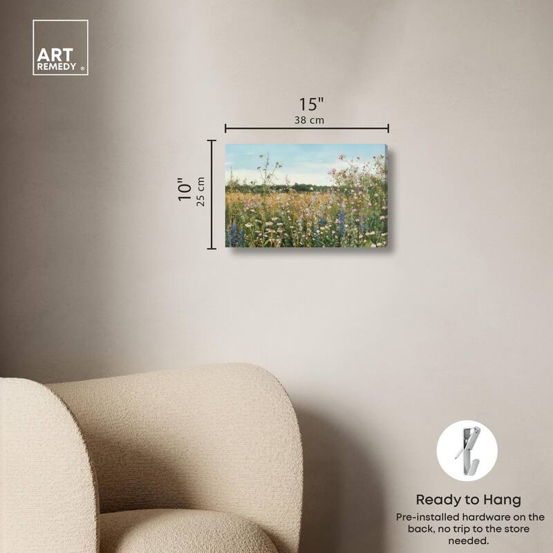 Glimmering Glade Garden II Canvas by Art Remedy, Gallery Wrapped