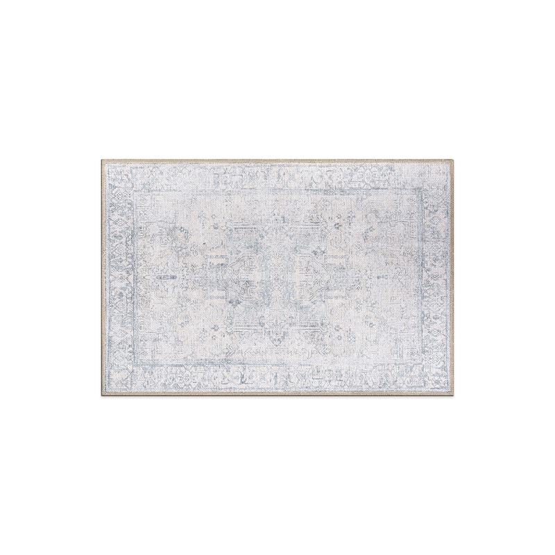World Rug Gallery Vintage Inspired Distressed Machine Washable Area Rug