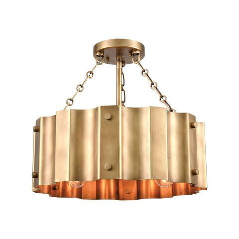 Clausten 3-Light Semi Flush