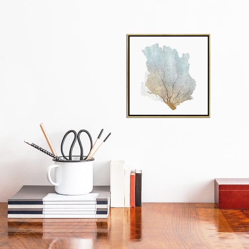 iCanvas "Delicate Coral I" by Isabelle Z Framed Canvas Print