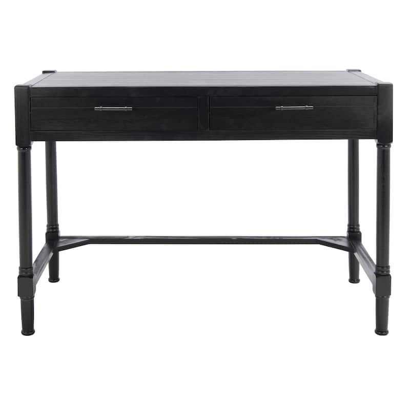 SAFAVIEH Zennure White Washed Grey Writing Desk